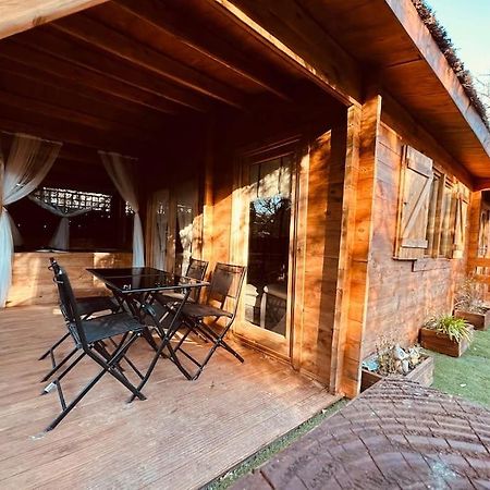 Chalet Bois Jacuzzi Bessan Екстер'єр фото