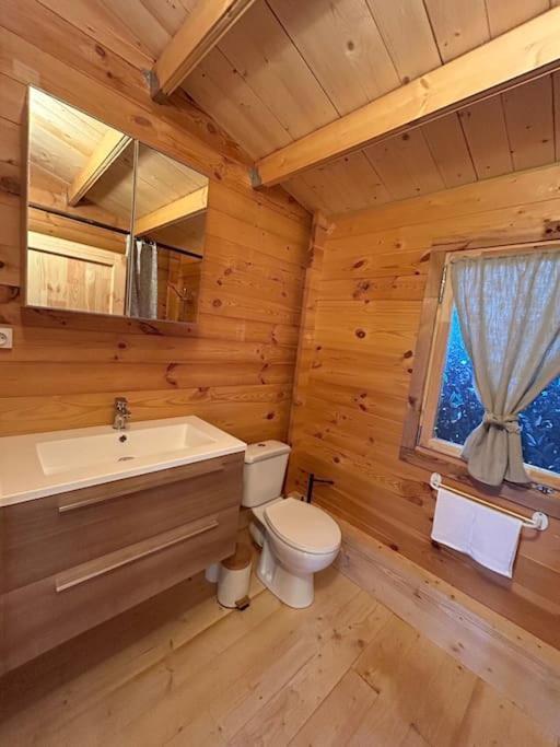Chalet Bois Jacuzzi Bessan Екстер'єр фото